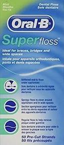 img 1 attached to 🦷 Mint Dental Floss (Pack of 6) - 50 ea by Floss