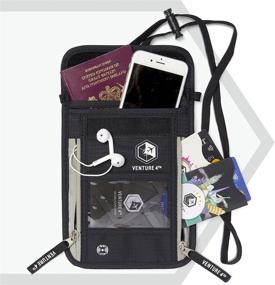 img 3 attached to Venture Travel Neck Pouch Blocking Travel Accessories ~ Travel Wallets