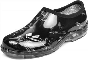 img 4 attached to Stay Dry And Comfortable In Style With DKSUKO Women'S Waterproof Garden Shoes