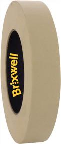 img 4 attached to USA-Made Brixwell Pro Grade Tan Masking Tape - 0.94 Inches X 60 Yards For General Purpose Use