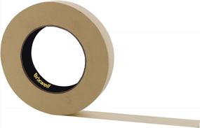 img 3 attached to USA-Made Brixwell Pro Grade Tan Masking Tape - 0.94 Inches X 60 Yards For General Purpose Use