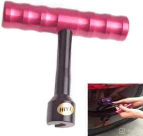 img 4 attached to HiYi Mini Grip Glue Puller T-Handle Dent Puller Set - Professional Paintless Dent Repair Tools for Cars - Dent Removal Tools for Car Repair