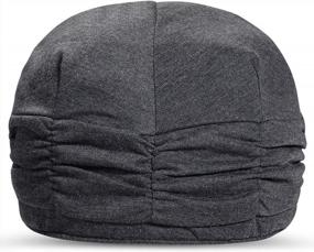 img 1 attached to Womens Newsboy Cap With Peak For Fashionable And Functional Style