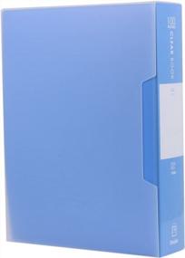 img 2 attached to Ipienlee 100-Pocket Presentation Book, A4 Size With 200-Page Capacity - Perfect For Report Sheets, Artworks, Music Sheet, And Clippings (Sky Blue - Pack Of 100)