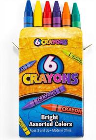 img 2 attached to Bulk Color Crayons - 720 Count! Case Of 120 6-Packs, Premium Quality Crayons For Kids And Toddlers, Safe And Non-Toxic For Party Favors, Restaurants, Goody Bags, And Stocking Stuffers