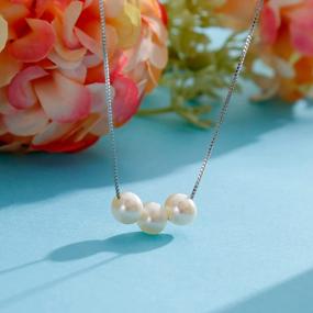 img 3 attached to Beautifully Crafted Pearls Necklace - The Perfect Birthday Gift For Women And Girls!