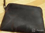 img 1 attached to Fmeida Men'S Leather Wallet: Stylish Coin Purse And Card Holder - Perfect Birthday Gift (Yellow Brown) review by Joe Roberts