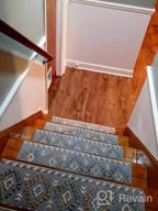 img 1 attached to Stylish & Safe: Sussexhome Carpet Stair Treads For Wooden Steps - 4-Pack Of Self-Adhesive, Pet & Kid-Friendly Indoor Treads To Prevent Slipping review by Tim Nicholas