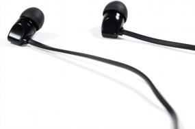 img 4 attached to Улучшите качество звука с помощью наушников Amalen Premium: высококачественные наушники с микрофоном и стереозвуком в элегантном черном корпусе