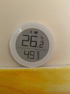 img 1 attached to Xiaomi Clear Grass temperature and humidity sensor (CGG1), white review by Adam Woniak ᠌