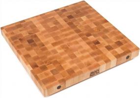 img 2 attached to John Boos BBIT24252 End Grain Butcher Block Island Top, 24 X 25 X 2.25, Maple Wood