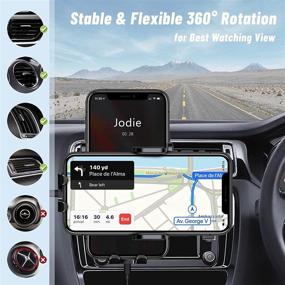 img 1 attached to 📱 MOKPR Wireless Car Charger: Auto-Clamping 15W/10W/7.5W Fast Charging Air Vent Car Phone Mount | Compatible with iPhone 13/12/11 Series, Samsung Galaxy | Convenient & Secure