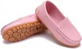 img 1 attached to Comfortable Slip-On Loafers For Boys And Girls: PPXID Soft Oxford Shoes