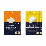 t-zone pore peel-off patches with dark spot brightening technology - pack of 16 nose and triangle patches, including hydrocolloid and microneedle options logo