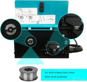 img 1 attached to 🔥 TTAMPLAR 130A MIG Welder Gasless 110V MIG/Stick Welder - 2 in 1 Flux Core Wire Welding Machine | No Gas | IGBT Inverter