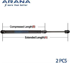 img 2 attached to 🚘 Передние капотные амортизаторы ARANA/Lift Supports/Gas Spring Shocks для Porsche 911 1999-2005 и Boxster 1997-2004 - 2 шт.