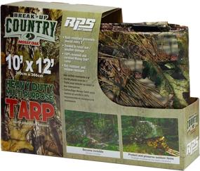 img 4 attached to RPS Outdoors SI-9000C Mossy Oak Break-Up Country 6' x 8' Heavy-Duty Tarp for Multi-Purpose Use