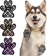 beautyzoo dog paw protectors: enhanced anti-slip traction pads for dogs on hardwood floors and hot pavement - senior dog injury protection and comfortable grip for paws logo