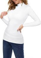 msbasic womens stretch turtleneck elegant women's clothing ~ lingerie, sleep & lounge logo