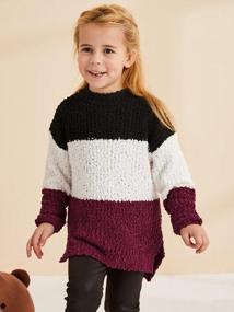 img 1 attached to Stay Cozy And Stylish This Winter With Gemijack Girls' Fuzzy Knit Sweaters!