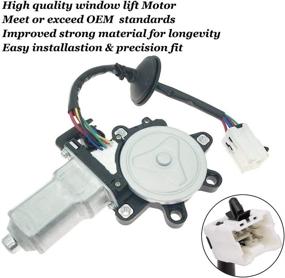 img 4 attached to 🚘 Front Left Window Lift Motor for 2003-2009 Nissan 350Z & 2003-2007 Infiniti G35 Coupe - OE Part Number 80731-CD00A/80731CD00A
