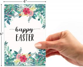 img 2 attached to 🐰 2021 Easter Cards Bulk with Envelopes - 36 Kids' Happy Easter Greeting Cards Assortment