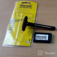 img 1 attached to Wilkinson Sword Classic T-Shape Razor, Black, 5 Replacement Blades review by Jongil Baek ᠌