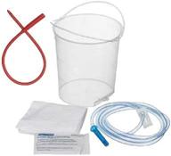 🚽 bpa-free enema bucket kit: complete red catheter set for hassle-free enemas - no leakage! logo