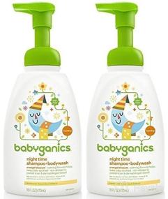 img 1 attached to 🧴 Babyganics Night Time Orange Blossom Shampoo and Body Wash – 16oz, 2 Pack: Gentle Cleansing for Babies