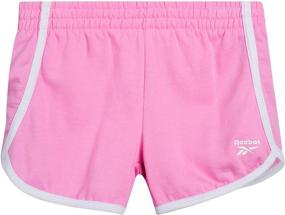 img 1 attached to Reebok Girls Active Shorts Lightweight Girls' Clothing - Active