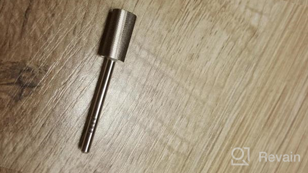 img 1 attached to Gold Extra Coarse Grit PANA Flat Top Small Barrel 3/32" Shank Drill Bit - Quickly Remove Acrylic Or Hard Gel Nails For Manicure Pedicure Salon Professional And Beginner Use. review by Eric Miller