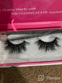img 6 attached to Swing Into Beauty With 5D Mink Eyelashes: Natural And Dramatic Styles For Women