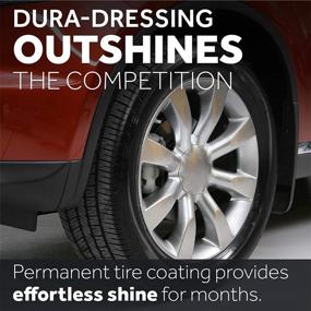 img 2 attached to 🚗 Dura-Dressing Re-Load for Dura-Coated Tires, 8 oz. Bottle – Tire Dressing Kit – Made in USA to Enhance Tire Shine and Appearance