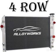 alloyworks aluminum radiator camaro firebird logo