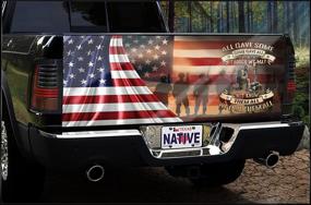 img 3 attached to Veteran Truck Tailgate Decal Sticker Exterior Accessories