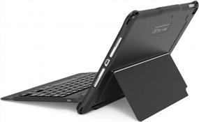 img 4 attached to Enhance Your IPad 9Th 2021 Experience With Inateck'S Keyboard Case - Flexible Kickstand & Detachable KB02011