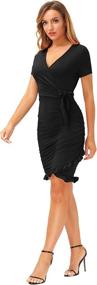 img 2 attached to 👗 Women's Black XL Vintage Funeral Dresses - Clothing for Ladies