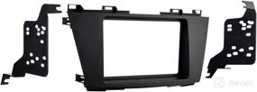 img 2 attached to Metra 95-7521B Double DIN Installation Kit for 2012-Up Mazda 5: Enhance Your Car's Aesthetic with Matte Black Finish