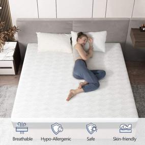 img 3 attached to Queen Memory Foam Mattress, Avenco 12 Inch Mattress Queen Size Mattress In A Box, Premium Bed Mattress Queen With CertiPUR-US Foam For Supportive, Pressure Relief & Cooler Sleeping, 10 Years Support