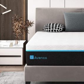img 4 attached to Queen Memory Foam Mattress, Avenco 12 Inch Mattress Queen Size Mattress In A Box, Premium Bed Mattress Queen With CertiPUR-US Foam For Supportive, Pressure Relief & Cooler Sleeping, 10 Years Support