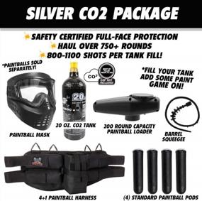 img 2 attached to Black Maddog Tippmann A-5 Silver Paintball Gun Marker Package With Starter Kit