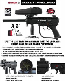 img 3 attached to Black Maddog Tippmann A-5 Silver Paintball Gun Marker Package With Starter Kit