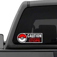 🚶 pokemon go - attention: frequent stops ahead - vinyl decal sticker логотип