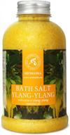 ylang bath salt - 21.16 oz natural sea salt with ylang ylang essential oil for relaxing baths, good sleep & body care - beauty and aromatherapy benefits included logo