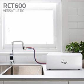 img 3 attached to 💧 iSpring RCT600 Countertop Reverse Osmosis System: Tankless 600 GPD RO Water Filter for RV, Apartment, Dorms - Portable & No Plumbing Required!