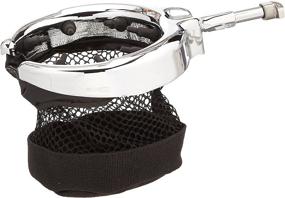 img 3 attached to 🏍️ Kuryakyn 1422 Motorcycle Handlebar Accessory: Chrome Drink Holder with Mesh Basket - Universal Fit for 1" Diameter Bars