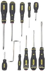 img 2 attached to Stanley 62-502 FatMax Screwdriver Set: 11-Piece Toolkit for Efficient Screwing