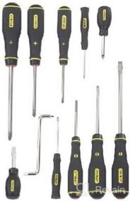 img 4 attached to Stanley 62-502 FatMax Screwdriver Set: 11-Piece Toolkit for Efficient Screwing