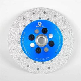 img 4 attached to Premium Diamond Cutting And Grinding Disc For Stone - 4.5 Inch Diamond Cut-Off Wheel By Raizi