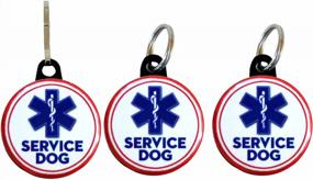 img 2 attached to Service Dog ID Tag Set By Buttonsmith®
